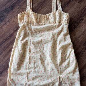 Princess Polly Freya Yellow Floral Mini Dress